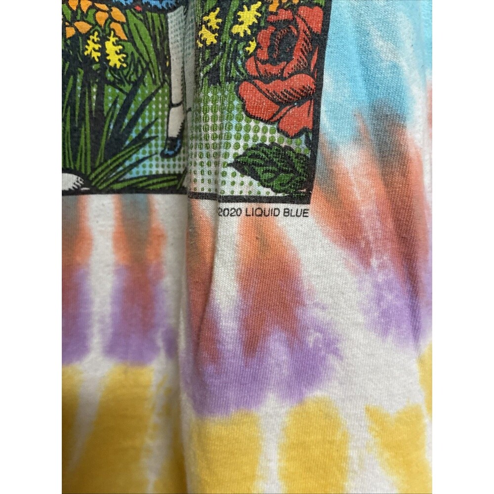 Liquid Blue 2020 Alice In Wonderland Tie Die Am I Gone Mad T-Shirt Size Medium - Picture 3 of 7